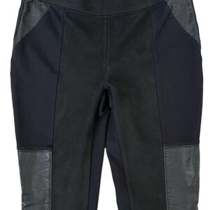 Anthropologie high rise Ponte legging ankle zip pant